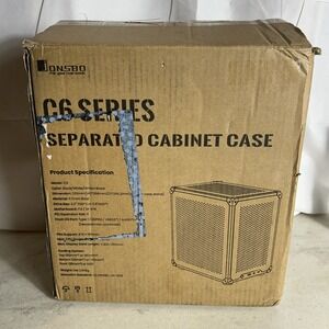 C6 Black Mini Micro ATX mATX Mesh PC Case Tool-Free Compact Desktop